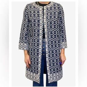 ba&sh collarless printed jacket